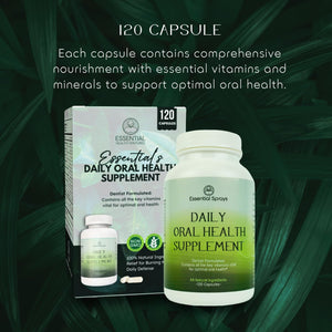 Essential Sprays Daily Oral Health Supplement - 30 Servings - Dentist Formulated Advanced Holistic Approach with L-Lysine, Niacin, Thiamin, & Vitamins for Men & Women Essential SpraysBuy Supplements Australia