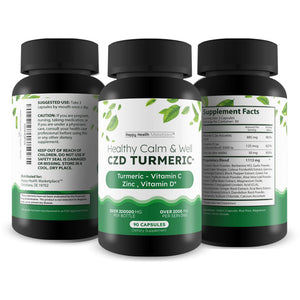Healthy Calm & Well CDZ Gummies Capsules - Our Best CDZ Supplement Vitamin C D and Zinc - Turmeric Vitamin C D Zinc Magnesium - Our Best Calmwell Cdc Gummies Capsules Zinc Vitamin C Vitamin D Turmeric Happy Health MarketplaceBuy Supplements Australia