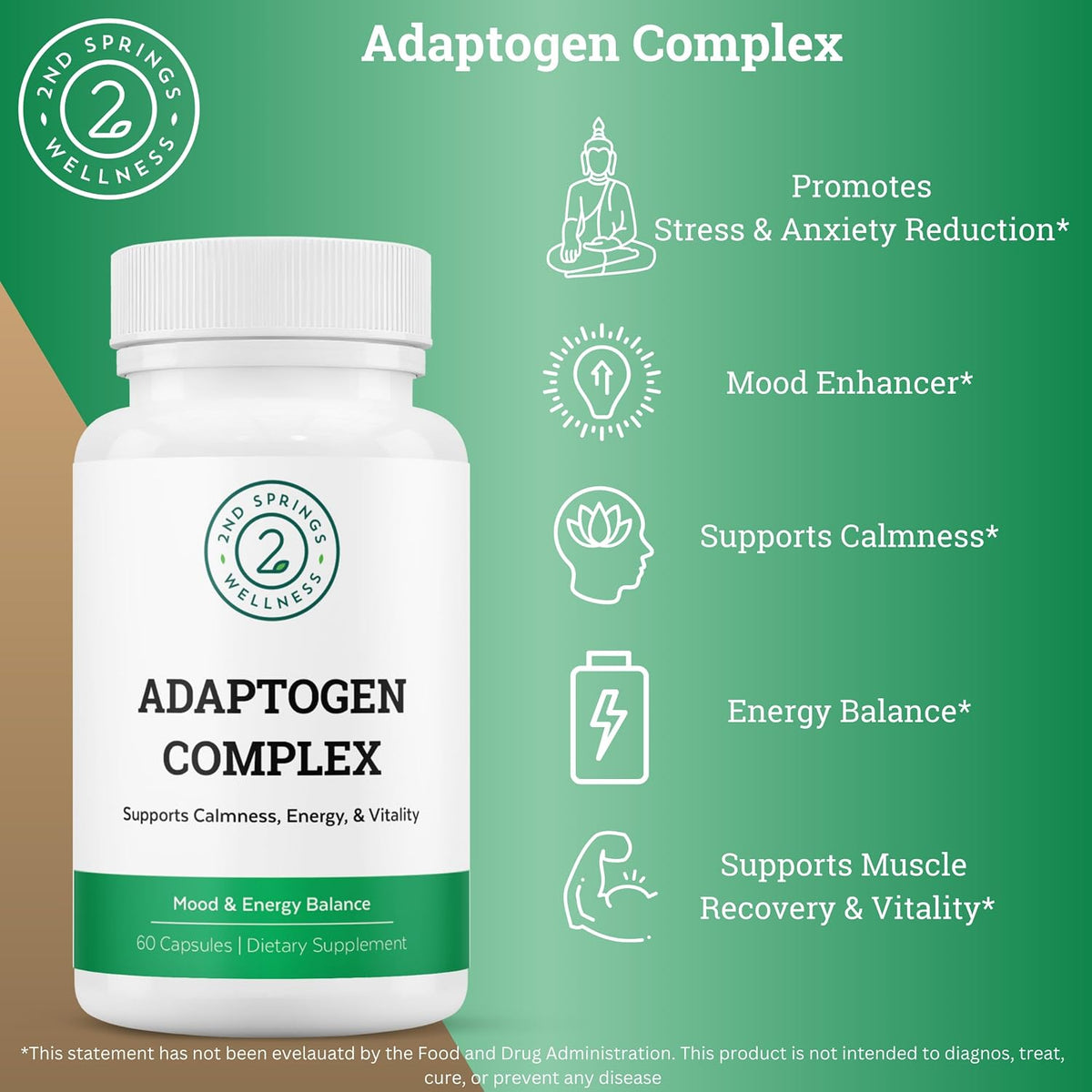 Adaptogen Complex & Vitamin D3+K2 Chewables Bundle
