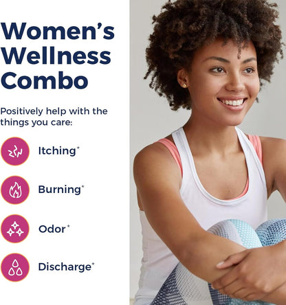 NewRhythm Women’s Probiotics Bundle, Women's Probiotics 50 Billion CFU & Women's Probiotics 70 Billion CFU, Daily Gut Support & Feminine Care, Vaginal & Urinary Health (Pack of 2)