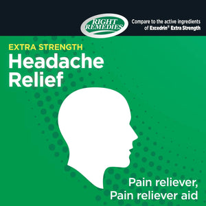 RIGHT REMEDIES Extra Strength Headache Relief with Acetaminophen, Aspirin (NSAID) & Caffeine, (300 caplets), Back & Body Pain Relief, Compare to The Active Ingredients in Excedrin® Extra Strength RIGHT REMEDIESBuy Supplements Australia