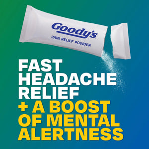 Goody’s Headache Relief Plus Mental Alertness Powder, with Aspirin and Caffeine, Strawberry Citrus Flavor, 16 Count Goody'sBuy Supplements Australia