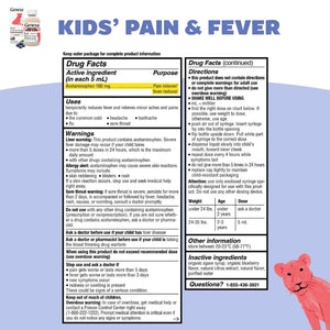 Genexa Kids & Adults Clean Acetaminophen Combo | Family Pain & Fever Bundle | Dye Free, 0% Artificial Additives | Vegan & Non-GMO | Medicine Made Clean | Ages 2-11, 12+ (2 Pack) GenexaBuy Supplements Australia