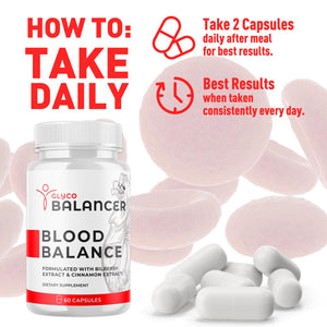 (2 Pack) Glyco Balancer Capsules, Official GlycoBalancer Health Support Pills with All Natural Ingredients, Glyco Balancer Advanced Health Support with Premium Vitamins for Women & Men (120 Capsules) MJO buy supplements Au