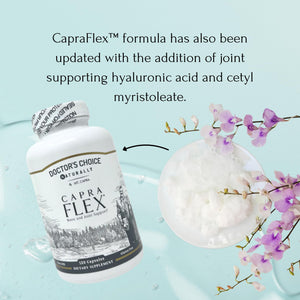 CapraFlex by Mt. Capra | Bone and Joint Support Supplement with Chicken Collagen, Hyaluronic Acid, Turmeric, and Herbs for Joint Vitality | 30 Servings - 120 Capsules Mt CapraBuy Supplements Australia