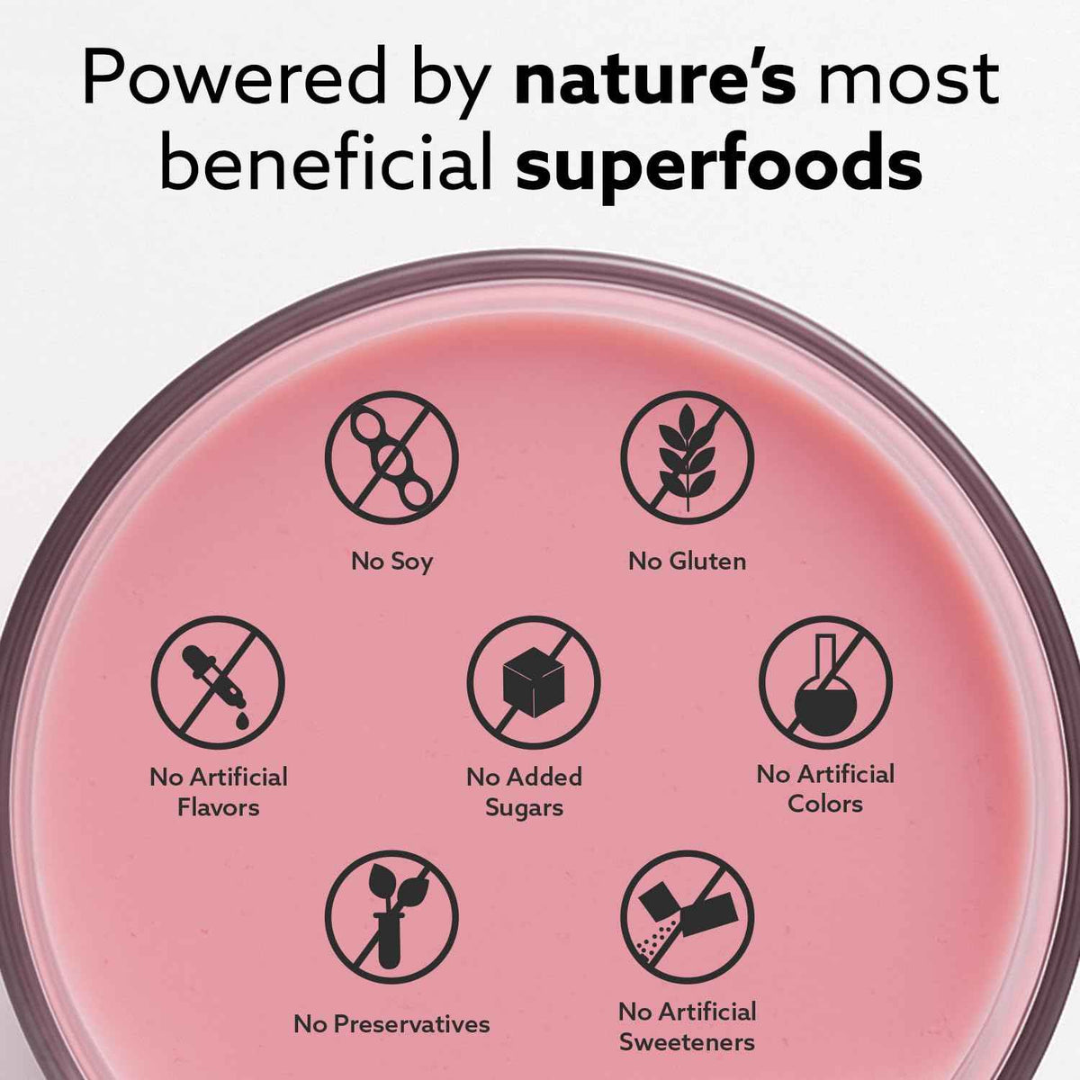 INVIGOR8 Superfood Grass Fed Whey Protein Isolate Shake Natural Strawberry Gluten-Free and Non GMO Meal Replacement with Probiotics and Omega 3 (645g)