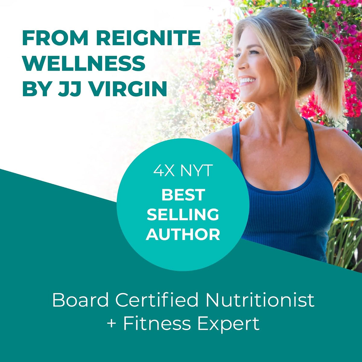 Reignite Wellness by JJ Virgin | Sleep Candy | Chewable 5-HTP Supplement with Inositol, Vitamin B6, Melatonin & L-Theanine for Adults | Lemon Flavor | 60 Tablets
