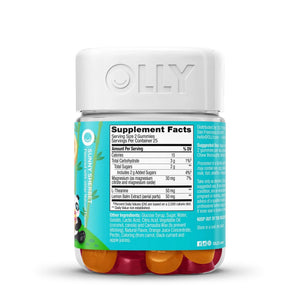 OLLY Kids Chillax Gummy, For a Calm and Relaxed Mood*, Magnesium, L-Theanine, Lemon Balm Extract, Chewable Supplement, Sherbet Flavored, 25 Day Supply - 50 Count (Packaging May Vary) OLLYBuy Supplements Australia