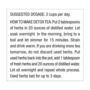 Dr. Schulze’s | Detox Tea | All Purpose Herbal Tonic | Powerful Digestive Stimulant | Dietary Supplement | Ultimate Liver Cleanse | Helps Eliminate Gas & Indigestion | Release Toxins | 6 Oz. Pack Dr. Schulze'sBuy Supplements Australia