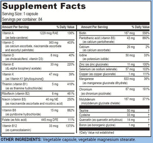 Life Enhancement One-Per-Meal Radical Shield - Multi-Antioxidant, Multivitamin and Multimineral Supplement - 84 Servings Life Enhancement