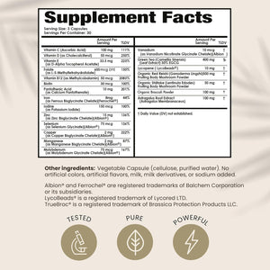 PAPCLEAR Physician Formulated | All Natural Immune Support Supplement | Advanced Powerful Immunity Booster | 21 Vitamins & Nutrients with Organic Shiitake Mushroom & Lycopene | 90 Capsules | Pack of 1 HPD RxBuy Supplements Australia