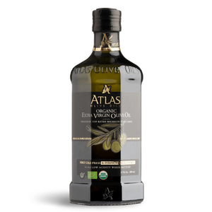 supplement products​Atlas Organic Cold Pressed Moroccan Extra Virgin Olive Oil, Polyphenol Rich | EVOO From Morocco, Newly Harvested Unprocessed from One Single Family Farm - JerryCherryUSA