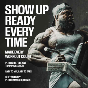 RAW Nutrition - Essential Pre - Chris Bumstead Pre Workout Formula, Sports Nutrition Pre-Workout Powders | Men & Womens Drink, Energy Powder for Working Out (Blue Raspberry)