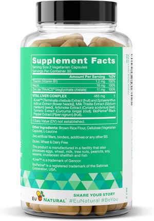 Conception for Him and Vital Liver Bundle - Male Fertility Booster & Prenatal Supplement + 9-in-1 Liver Support Eu Natural buy supplements Au