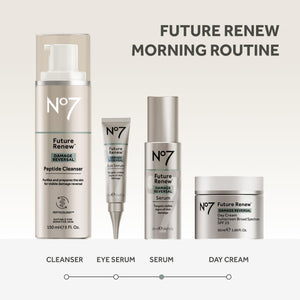 supplement products​No7 Future Renew Damage Reversal Anti Aging Serum for Face - Face Serum for Women with Peptides to Support Skin Repair - Helps Reduce Fine Lines, Wrinkles, JerryCherryUSA