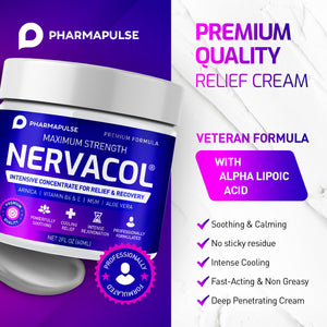 Pharmapulse Neuropathy Cream – Maximum Strength for Feet, Hands, Legs, Toes, Lower Back - Alpha Lipoic Acid, Arnica, Vitamin B6, Aloe Vera, MSM - Effective Soothing PharmapulseBuy Supplements Australia