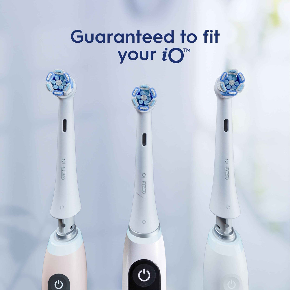 Oral-B iO Series Ultimate Clean Electric Toothbrush Replacement Brush Heads for an Oral-B Electric Toothbrush, 2 Count, White