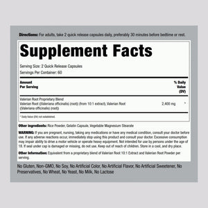 Piping Rock Valerian Root Capsules | 120 Count | Extract Supplement | Herbal Blend | Non-GMO, Gluten Free Piping RockBuy Supplements Australia