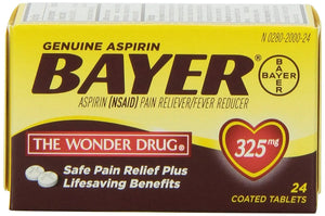 Genuine Bayer Aspirin 325mg Tablets, 24-Count (Pack of 2) BayerBuy Supplements Australia