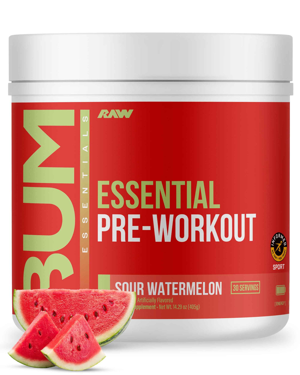 RAW Nutrition - Essential Pre - Chris Bumstead Pre Workout Formula, Sports Nutrition Pre-Workout Powders | Men & Womens Drink, Energy Powder for Working Out (Blue Raspberry)