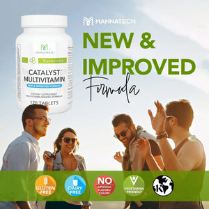 Mannatech Catalyst Multivitamin 120 Tablets, Maximize Your Multivitamin. Provides Antioxidants Vitamin A, Vitamin C, and Vitamin E Mannatech