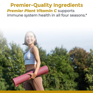 Premier Research Labs Vitamin C Supplement - Natural Vitamin C, Whole Food Vitamin C, Essential C Complex, Pure with Bioflavonoids & Organic Ingredients - 60 Vegetarian Capsules Premier Research LabsBuy Supplements Australia