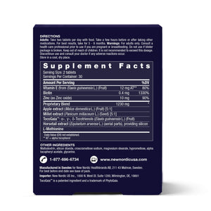 NEW NORDIC Hair & Eye Support Tablets Bundle, Hair GRO Natural Hair Growth and Blue Berry Eye Vitamin Supplements NEW NORDICBuy Supplements Australia
