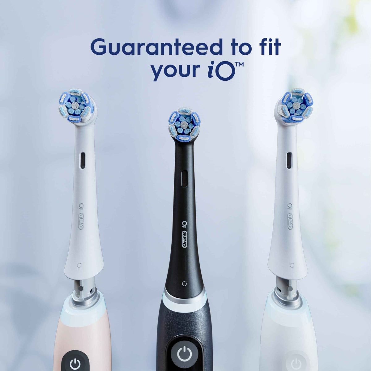 Oral-B iO Series Ultimate Clean Electric Toothbrush Replacement Brush Heads for an Oral-B Electric Toothbrush, 2 Count, Black