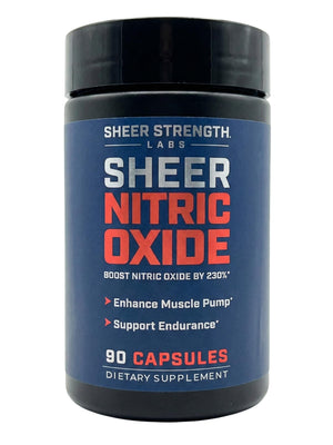 Sheer Strength Labs Nitric Oxide Supplement for Men - Clinically Tested for Pumps & Blood Flow - 270% More Nitric Oxide - Nitrosigine Supplement, S7 & Beetroot - Made in USA - 90 Capsules Sheer Strength LabsBuy Supplements Australia