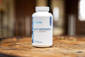 NuEthix Formulations Gut Defender+ Microbiome Balance Dietary Supplement, 180 Capsules, 90 Servings NuEthix FormulationsBuy Supplements Australia