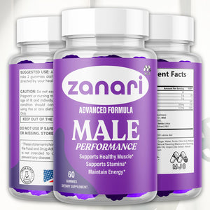 Zanari Gummies, Official Zanari Gummys for Men with All Natural Ingredients, Advanced Formula for Optimal Health & Total Wellness Support with Maximum Strength Active Lifestyle Vitamins (60 Gummies) MJO buy supplements Au