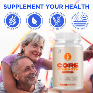 Core Strength Joint Support Capsules, Official Core Strength Supplement Pills with All Natural Ingredients, Advanced Overall Health and Wellness Support with Max Strength Multivitamins (60 Capsules) MJOBuy Supplements Australia