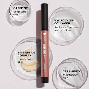 IT Cosmetics Superhero No-Tug Waterproof Eyeshadow Stick - Cream Eye Shadow with Built-In Primer - Longwear & Blendable - Suitable Eye Makeup