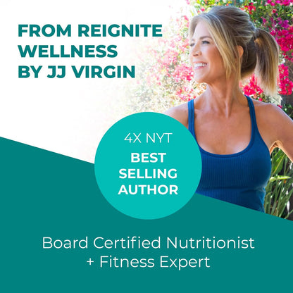 Reignite Wellness by JJ Virgin | ElectroReplenish Electrolyte Powder | Electrolyte Replacement & Hydration Powder for Energy Production | Naturally Flavored Lemon-Orange | 30 Servings