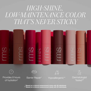 RMS Beauty Legendary Lip Oil - High-Shine Hydrating Lip Gloss Oil - 8-Hour Moisture with Bitter Cherry & Jojoba Oil - 0.17 oz