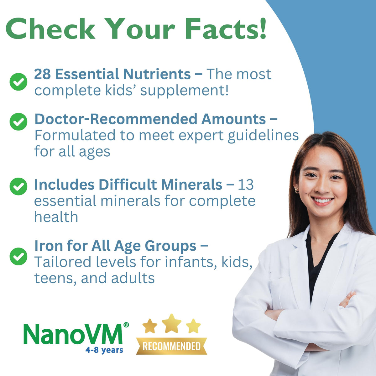 t/f, Dietary Supplement for Tube Feeding, Allergen-Free Kids Multivitamin, Unflavored Vitamin Powder with 14 Vitamins & 13 Minerals, Low-Carb Kids Vitamins, 275g - Solace Nutrition