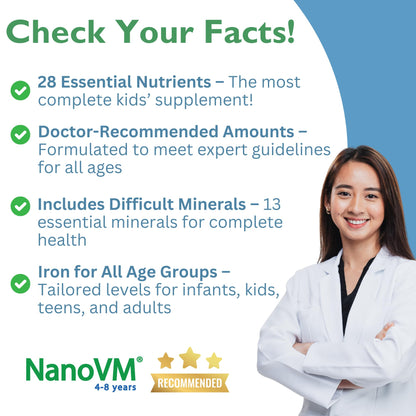 t/f, Dietary Supplement for Tube Feeding, Allergen-Free Kids Multivitamin, Unflavored Vitamin Powder with 14 Vitamins & 13 Minerals, Low-Carb Kids Vitamins, 275g - Solace Nutrition