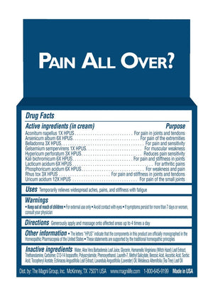 MagniLife Pain & Fatigue Relief Cream 4 oz Pain & Inflammation Relief Foam 4 oz. Natural Joint & Muscle Pain Relief Bundle for Shoulders, Back, Knees, Arthritis, Stiffness & Soreness MagniLifeBuy Supplements Australia