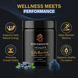 Powerhouse Vitality LifeRevive - Overall Vitality Boost | Vitamin Gummies for Men & Women Powerhouse Vitality buy supplements Au