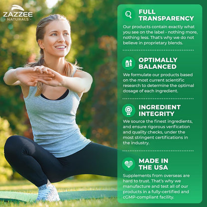 Zazzee Extra Strength Mullein Leaf 10:1 Extract, 120 Vegan Capsules, 4 Month Supply, Verbascum Thapsus, Respiratory & Lung Support, Certified Kosher, 100% Pure Leaf Powder, Non-GMO, Made in the USA