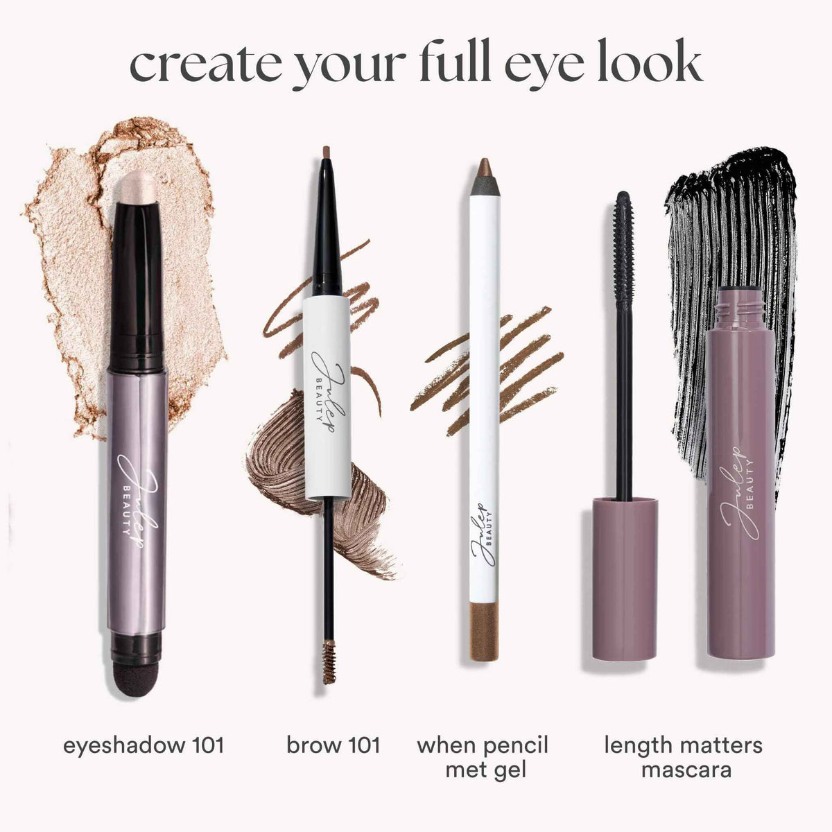 Julep Eyeshadow 101 Cream-to-Powder Waterproof Eyeshadow Stick – Champagne Shimmer – Long-Lasting, Buildable, Crease-Proof, Cruelty Free, Shimmer Finish with Built-In Smudger