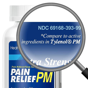 HealthA2Z® Extra Strength Pain Relief PM| Acetaminophen 500mg | Diphenhydramine 25mg | Pain Reliever & Nighttime Sleep Aid | (365 Count (Pack of 1)) HealthA2ZBuy Supplements Australia