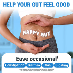 Dr. Berg Probiotic Supplement (60 Billion CFUs) - Helps Ease Occasional Constipation, Diarrhea, Gas & Bloating* - Pre and Probiotics for Digestive Health - 60 Probiotic Capsules Dr. Berg NutritionalsBuy Supplements Australia
