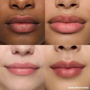 Wonderskin Wonder Blading All Day Lip Stain Peel Off Masque - Long Lasting, Waterproof and Transfer Proof Nude Lip Tint, Matte Finish Peel Off Makeup (Adore Masque)