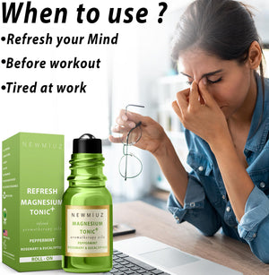Headache Roll On Stick Peppermint Rosemary and Eucalyptus & Cleansing and Protect Juniper Berry White Sage with Nerolina Pack of 2 New MiuzBuy Supplements Australia
