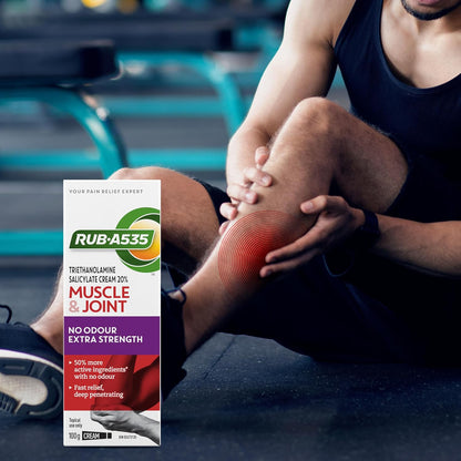 RUB A535 ULTRA STRENGTH NO ODOUR CREAM For Deep Penetrating Relief of Muscle, Joint & Arthritic Pain 100 g