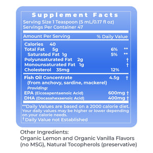 Premier Research Labs EPA/DHA Marine Liquid - Omega 3 Fish Oil Liquid, Omega 3 Liquid Fish Oil Supplement for Adults, Joint, Heart, & Brain Health Support - 8 Fl Oz Bottle Premier Research LabsBuy Supplements Australia