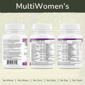 Vinco Inc - MultiWomen’s with Digestive Enzymes Daily Supplement | (90 Capsules) | Multivitamin for Women | Supports Energy, Hormone Balance, Immunity & Digestion | Gluten Free & Vegetarian VincoBuy Supplements Australia