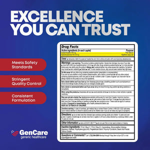 GenCare Extra Strength Acetaminophen PM 500 mg (375 Tablets) | Ultimate Pain Relief & Sleep Support for Adults | Quick Acting & Non Habit Forming Headache Relief | Eases Aches & Joint Discomfort GenCareBuy Supplements Australia