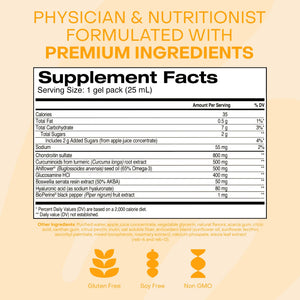 Healthycell Joint Health & Mobility Daily Liquid Supplement - Joint Support Supplement, Inflammation Response, Cartilage & Flexibility with Curcumin, Glucosamine & Chondroitin - 30 Gel Packs HealthycellBuy Supplements Australia